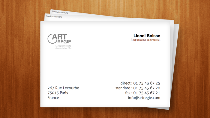 Art Régie Home Page