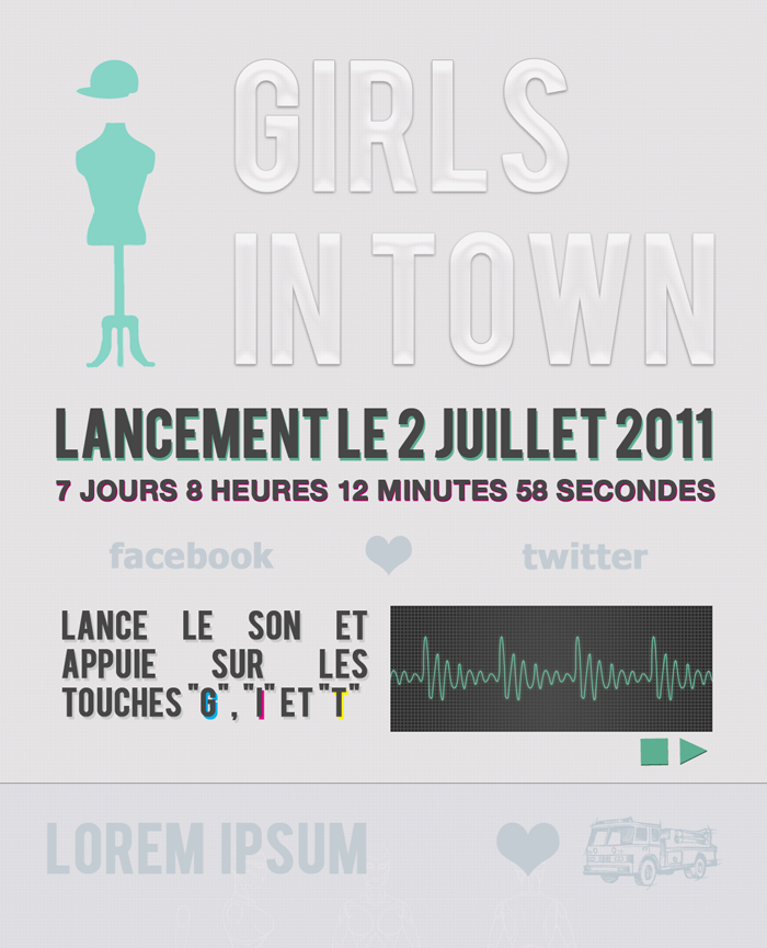 Identité visuelle de Girls in Town